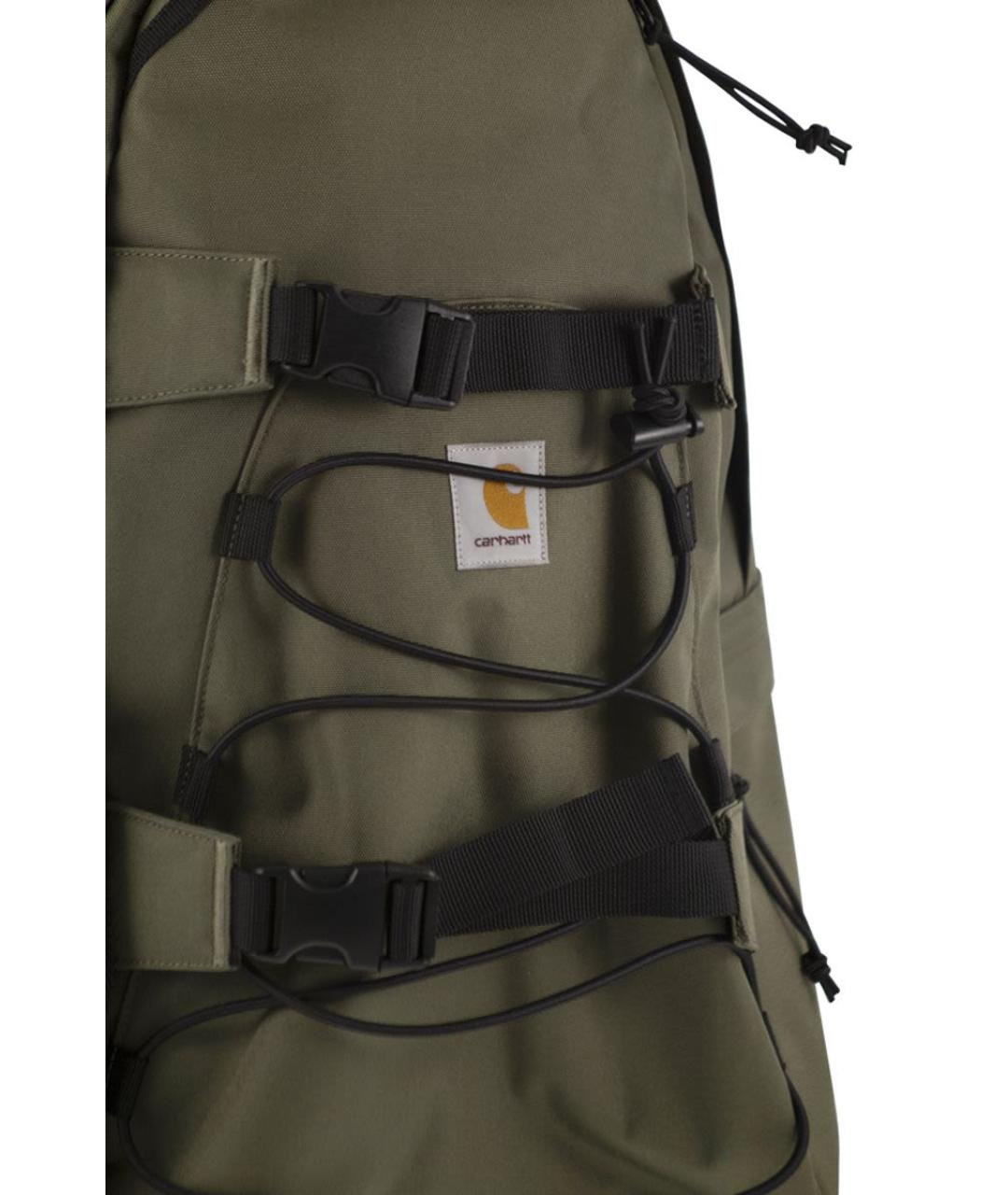 CARHARTT WIP Зеленый тканевый рюкзак, фото 5