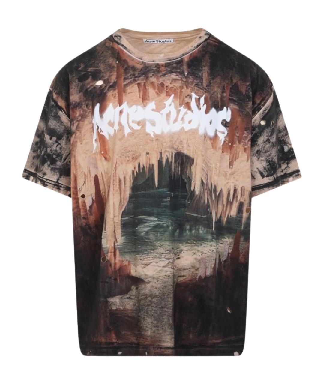 ACNE STUDIOS Мульти хлопковая футболка, фото 1