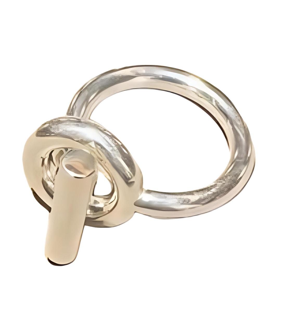HERMES Серебряное серебряное кольцо, фото 3