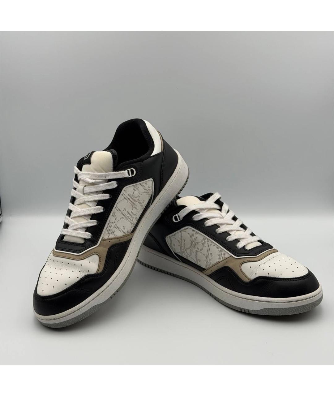 CHRISTIAN DIOR Мульти кожаные низкие кроссовки / кеды, фото 4