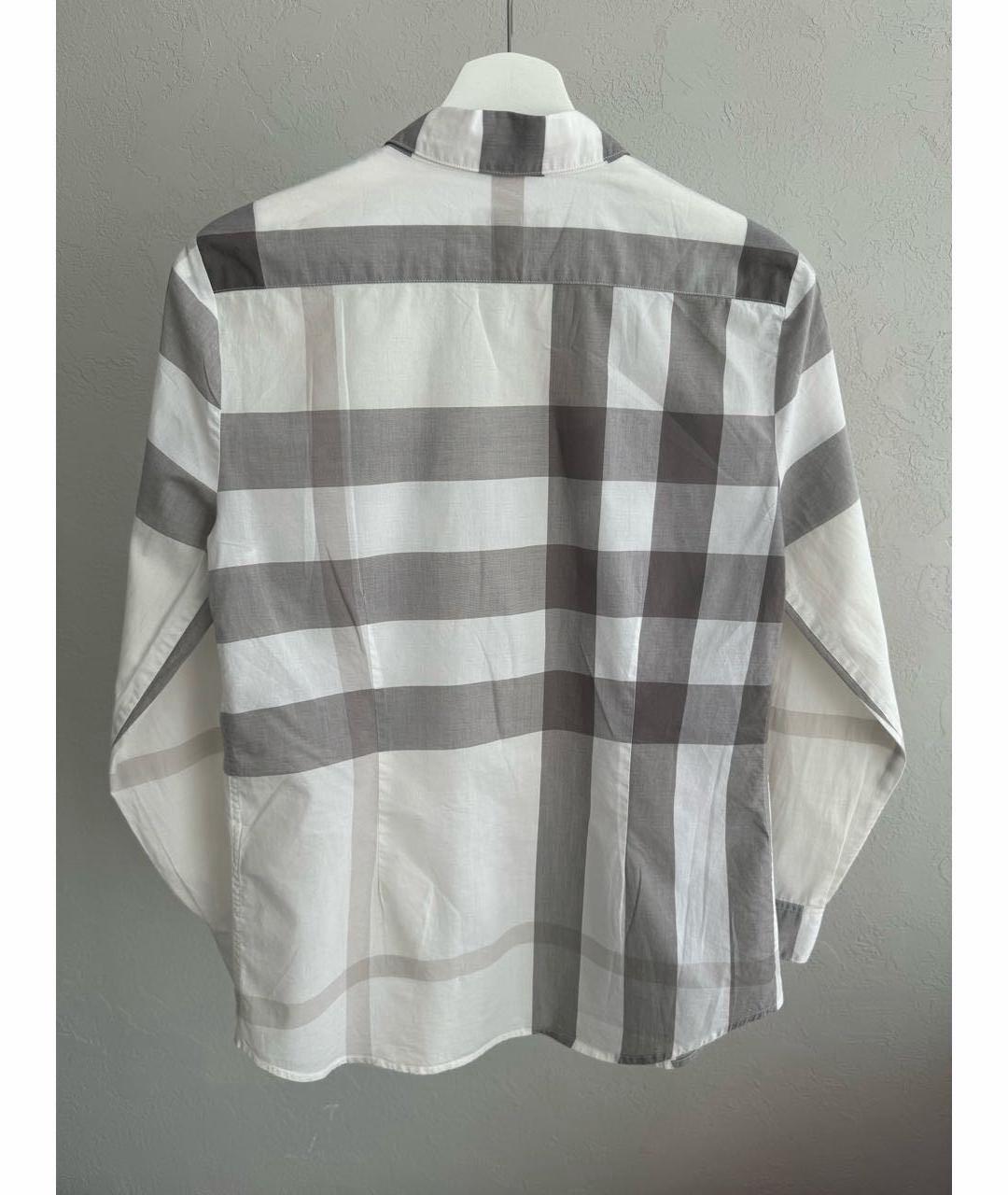 BURBERRY Белая хлопковая рубашка, фото 3