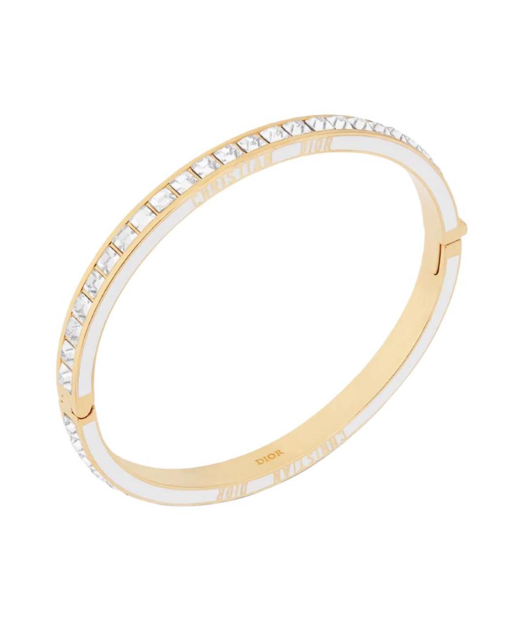 CHRISTIAN DIOR Золотой металлический браслет, фото 2