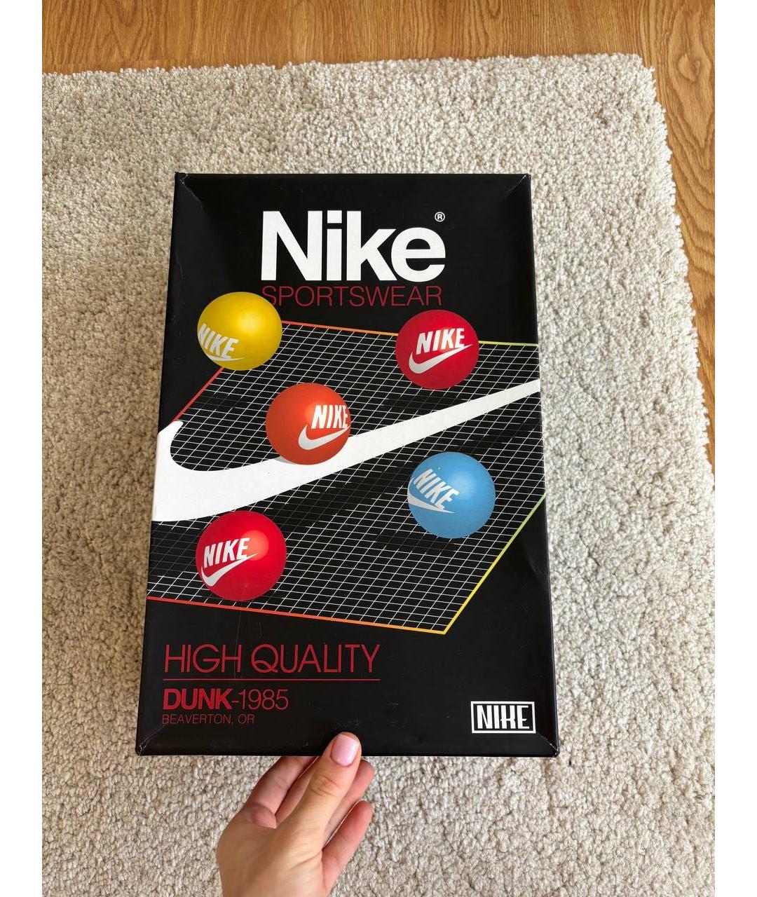 NIKE Красные кожаные кеды, фото 5