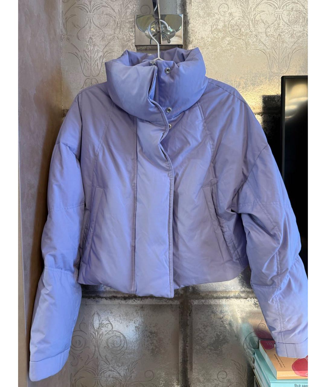 12 STOREEZ Фиолетовый полиэстеровый пуховик, фото 9