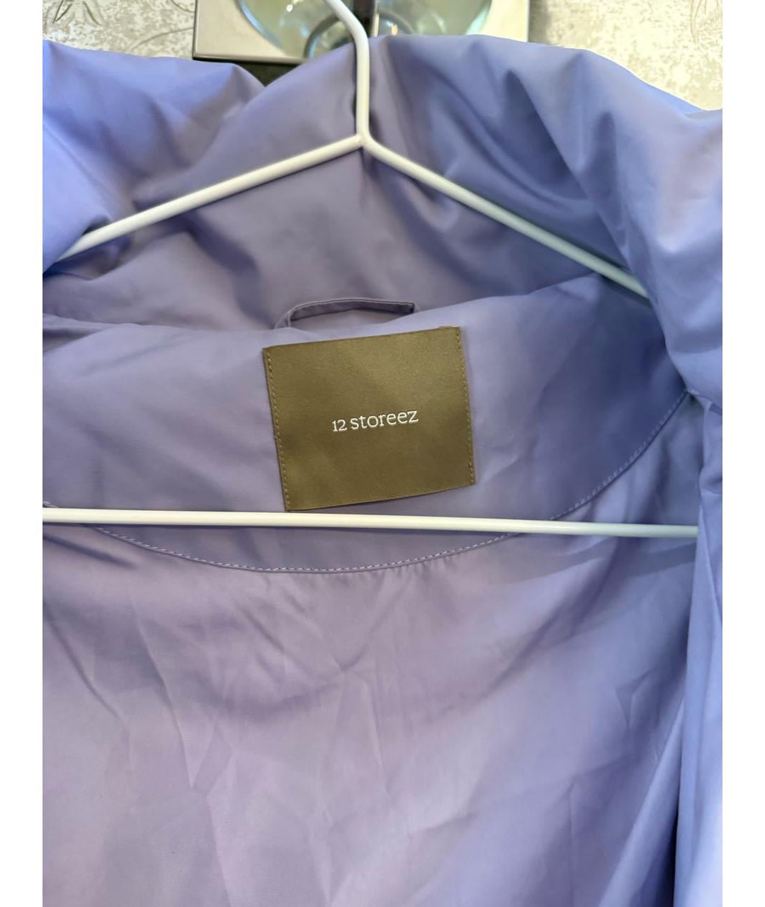 12 STOREEZ Фиолетовый полиэстеровый пуховик, фото 6