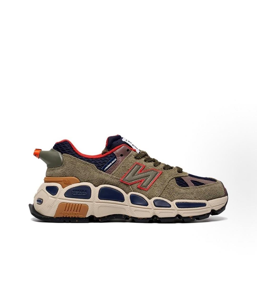 NEW BALANCE Мульти замшевые низкие кроссовки / кеды, фото 3