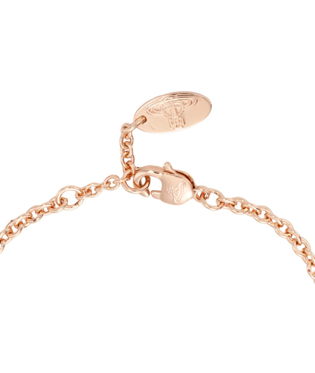 VIVIENNE WESTWOOD Золотой латунный браслет, фото 4