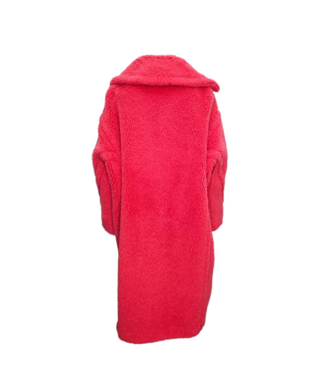 MAX MARA Розовая шерстяная шуба, фото 2