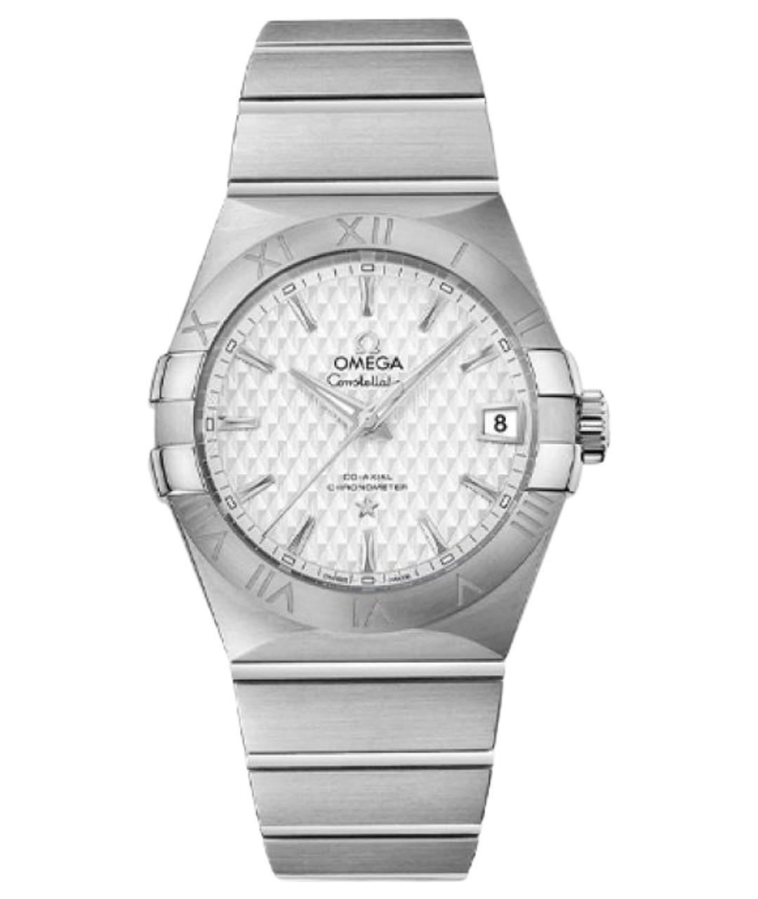 OMEGA Серебряные металлические часы, фото 1