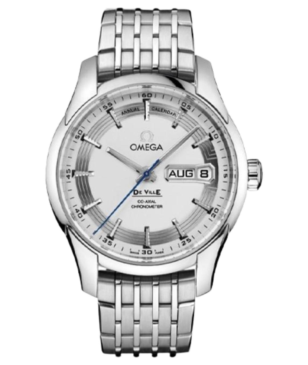 OMEGA Серебряные металлические часы, фото 1