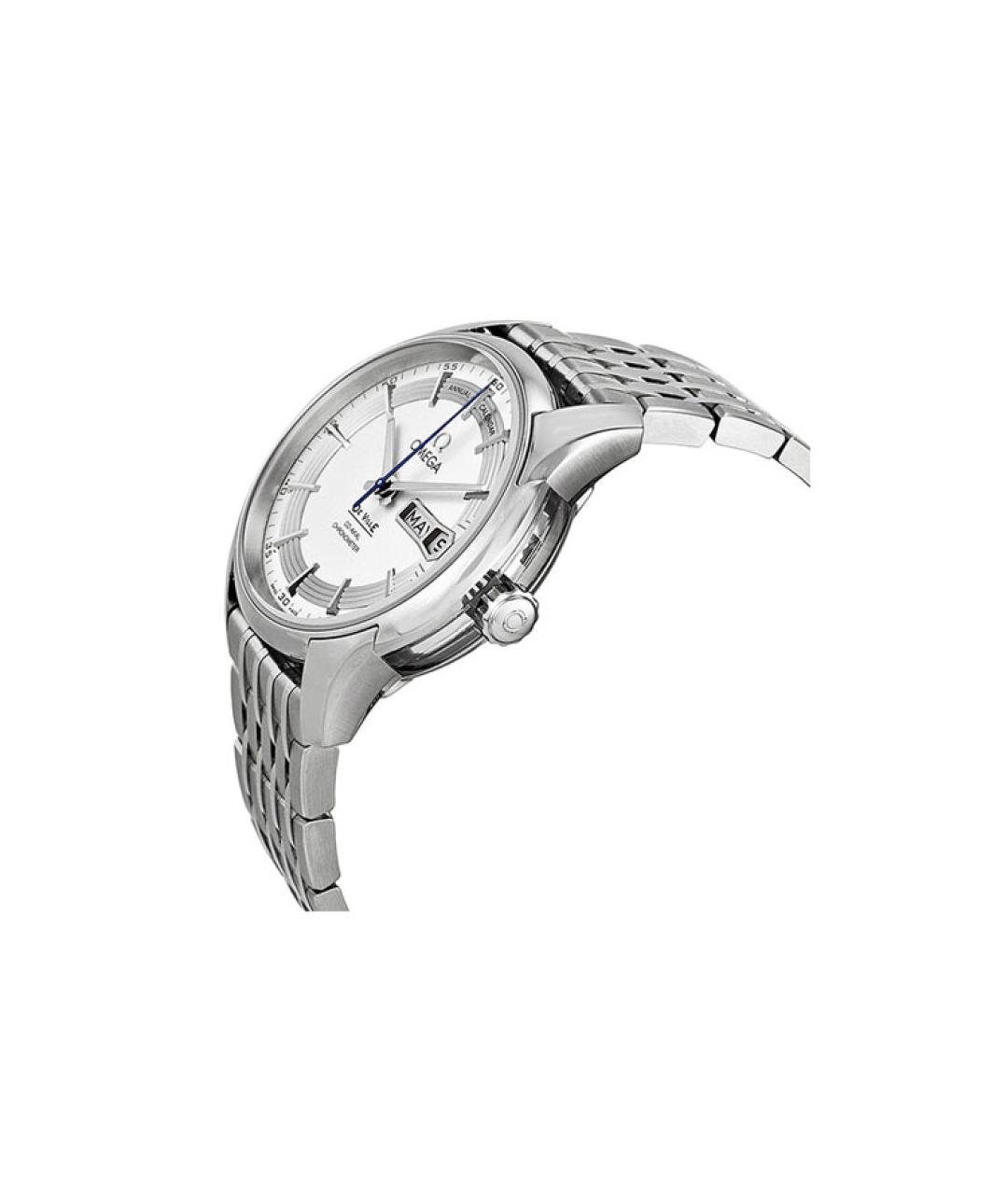 OMEGA Серебряные металлические часы, фото 2