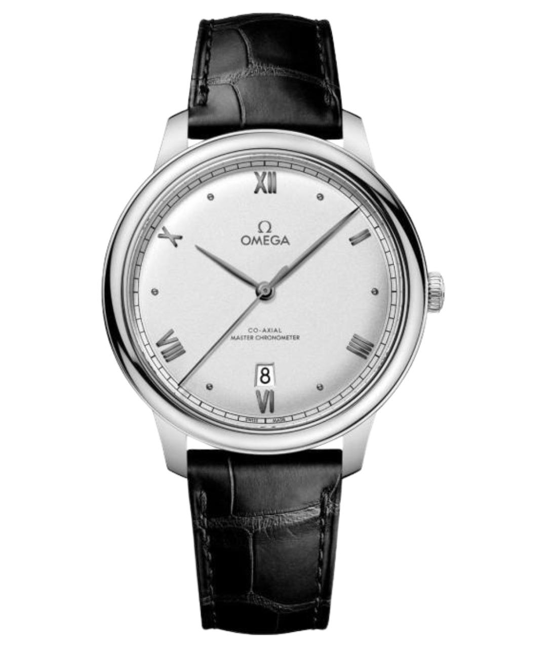 OMEGA Серебряные металлические часы, фото 1