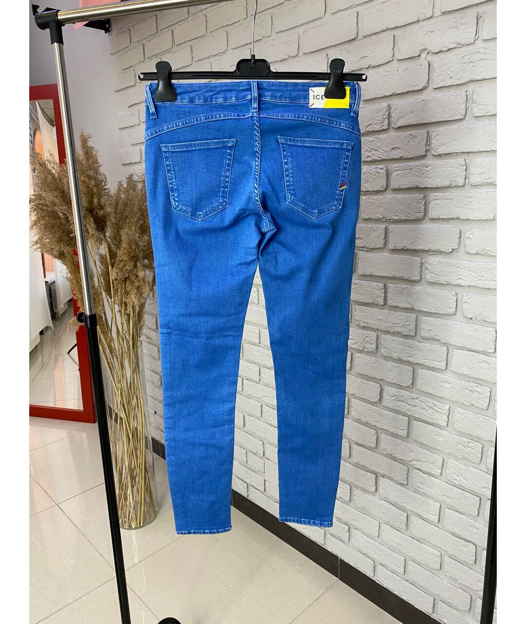 ICE PLAY Синие хлопковые джинсы слим, фото 4