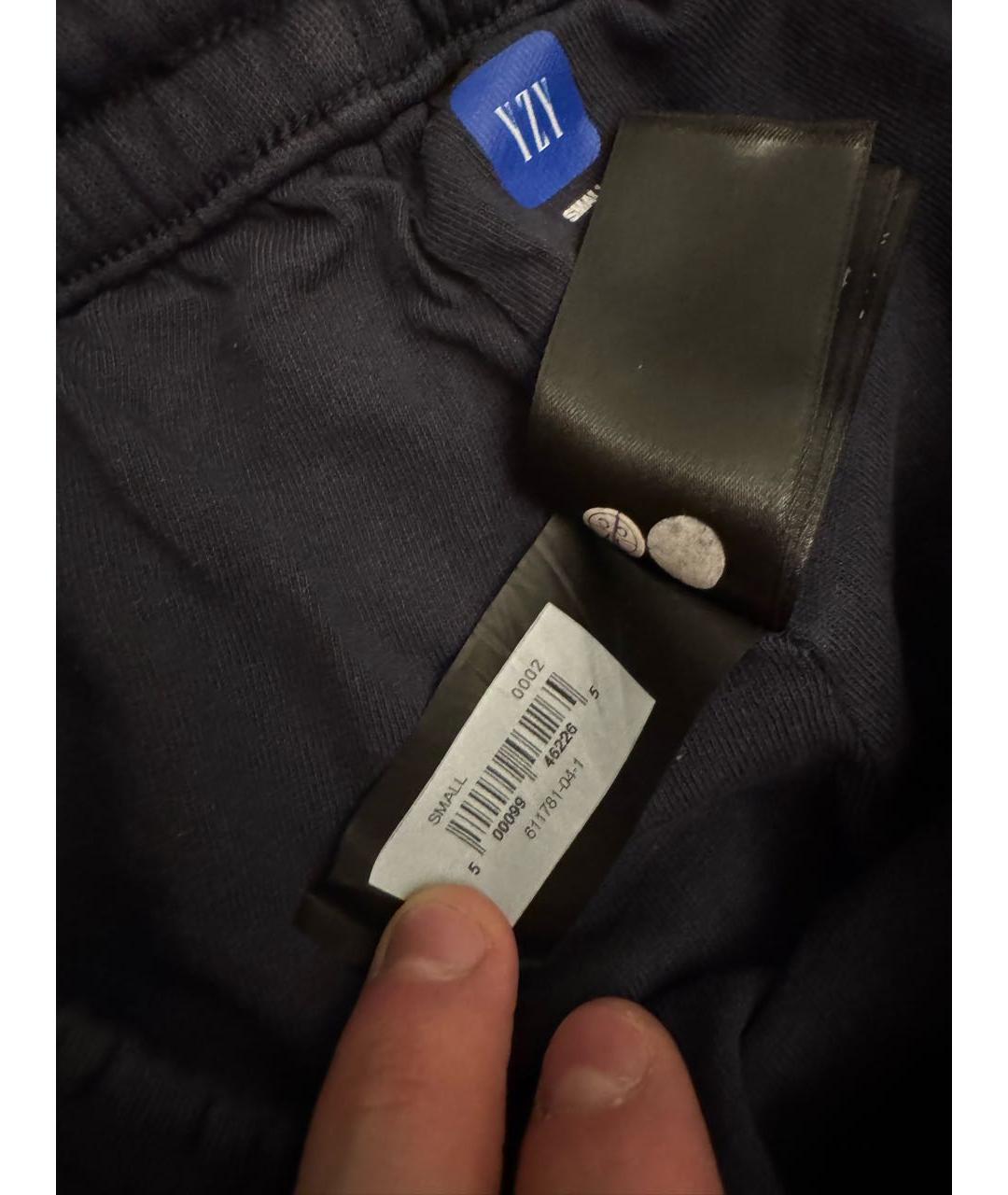 YEEZY Синие хлопковые повседневные брюки, фото 4