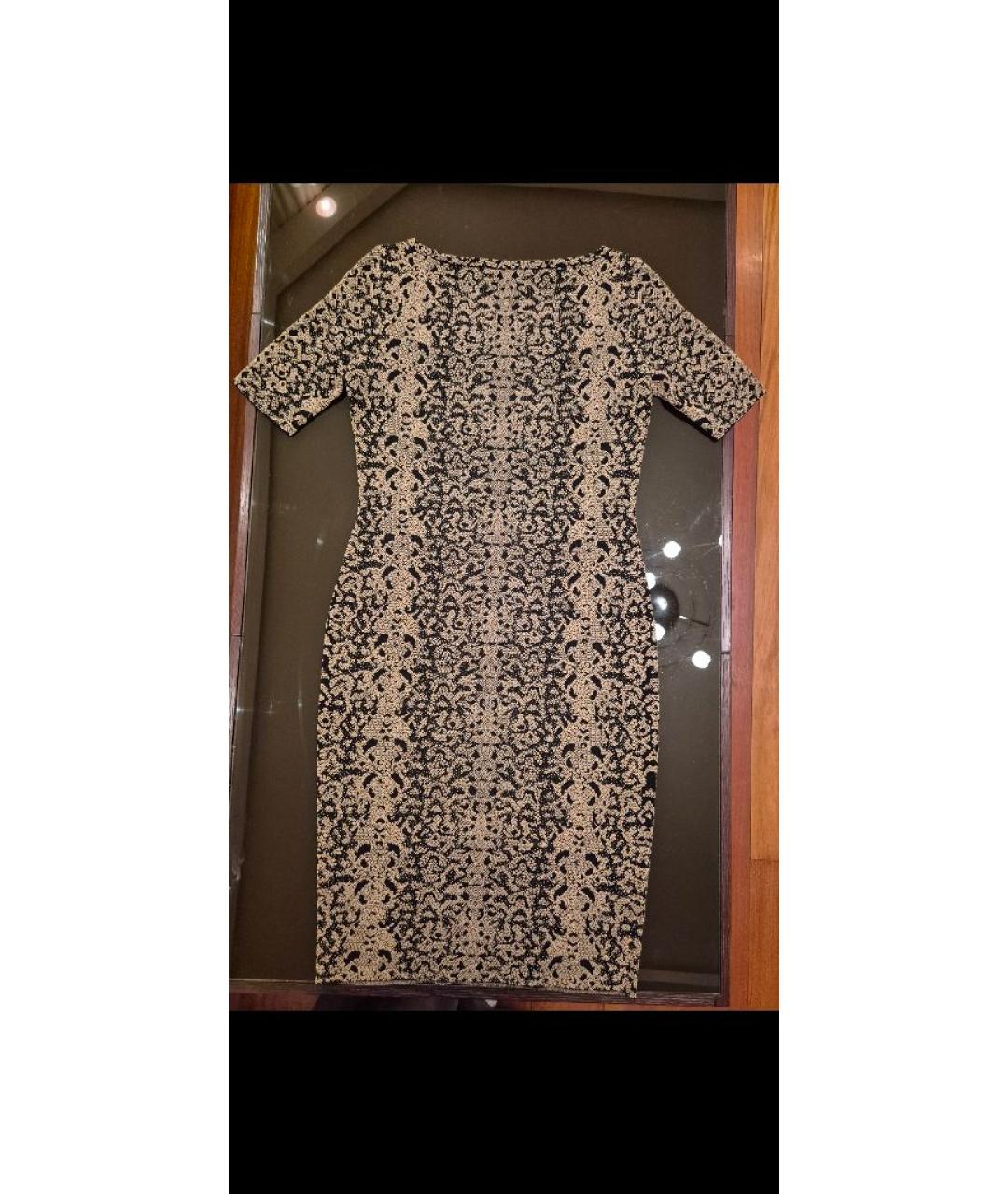 GUCCI Мульти шерстяное повседневное платье, фото 4