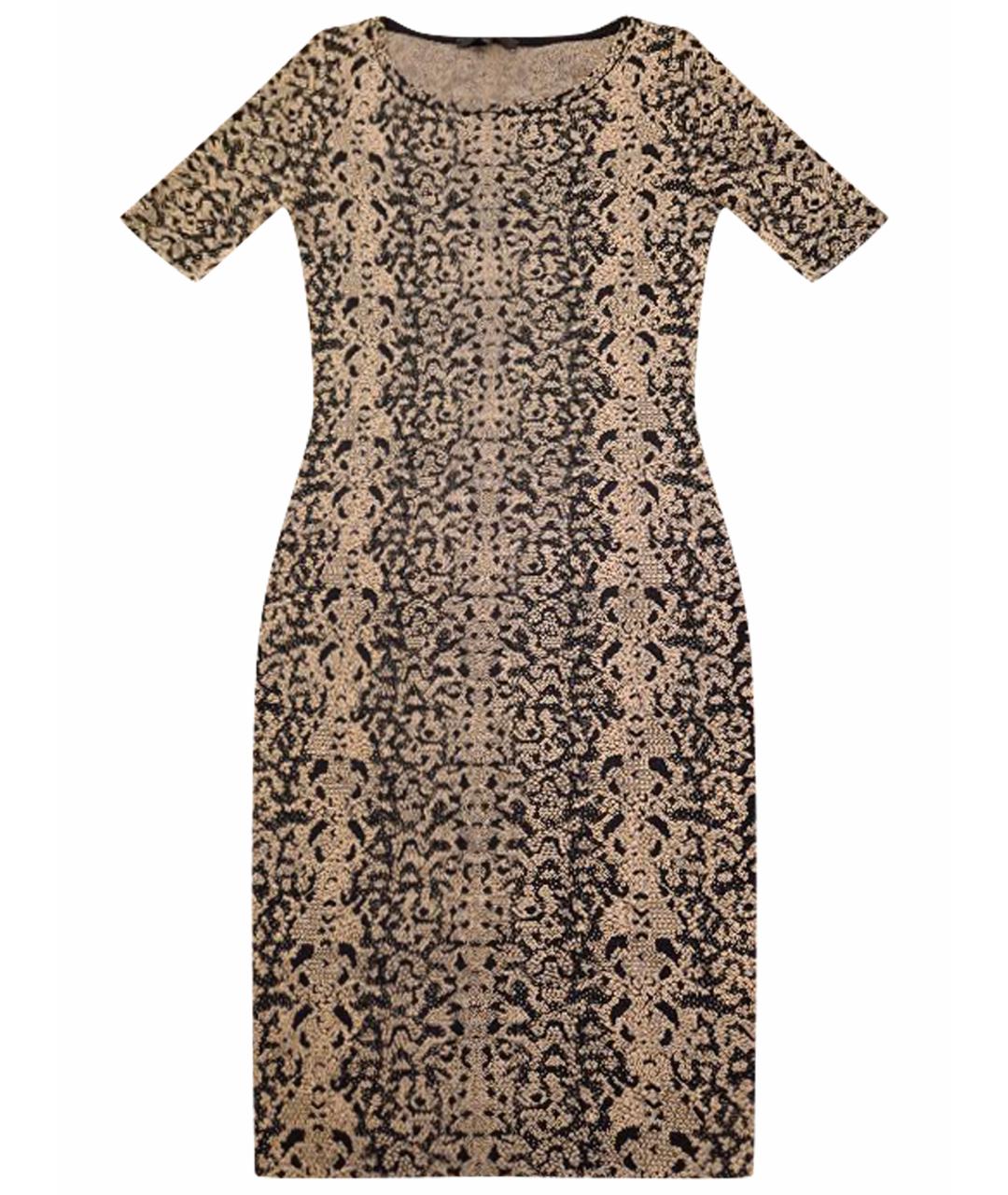 GUCCI Мульти шерстяное повседневное платье, фото 1