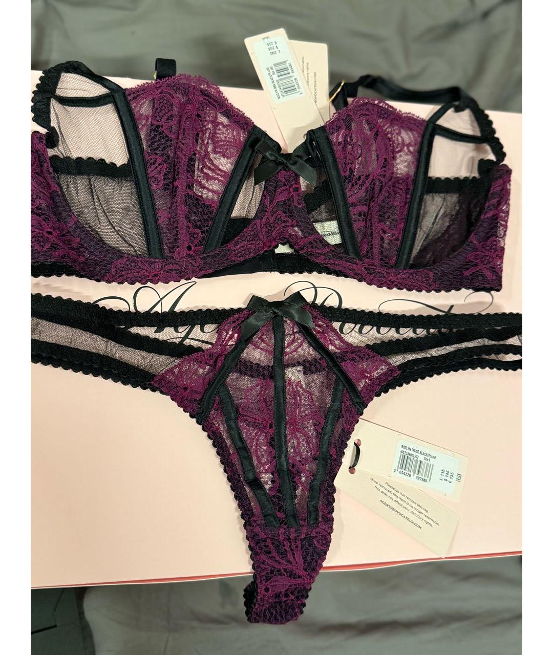 AGENT PROVOCATEUR Фиолетовый комплекты, фото 6