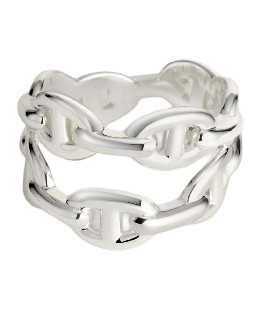 HERMES Серебряное серебряное кольцо, фото 1