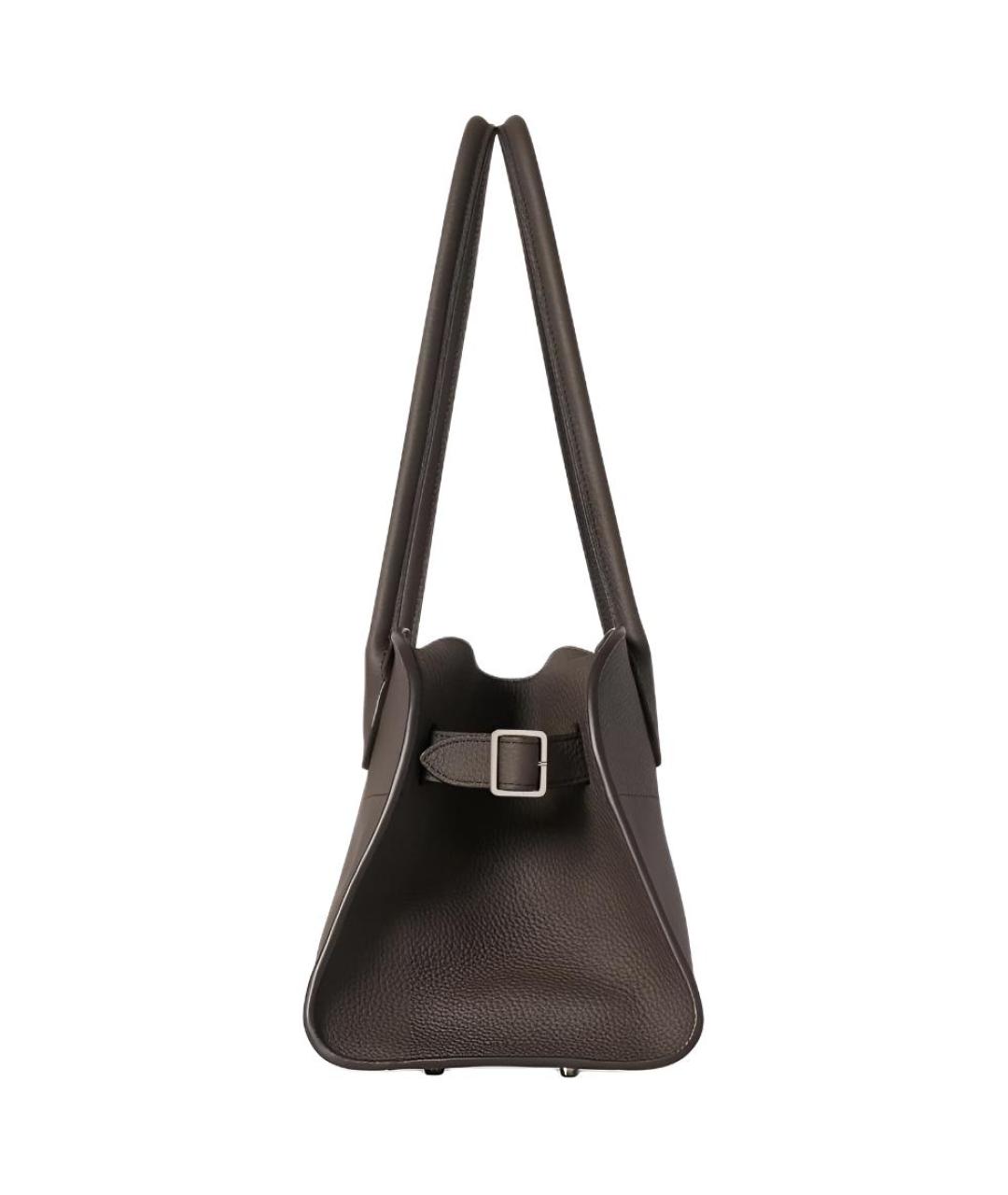 THE ROW Коричневая кожаная сумка тоут, фото 3