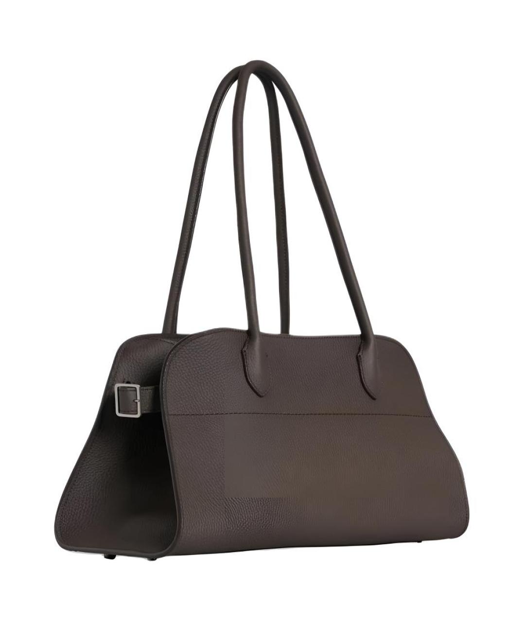 THE ROW Коричневая кожаная сумка тоут, фото 2