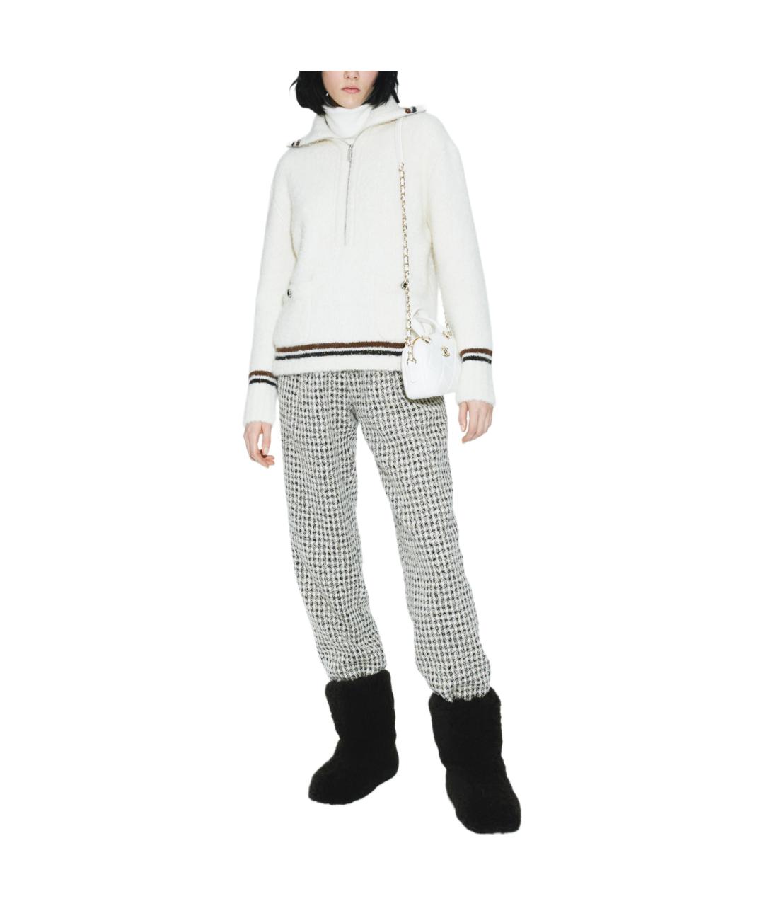 CHANEL Белый джемпер / свитер, фото 3