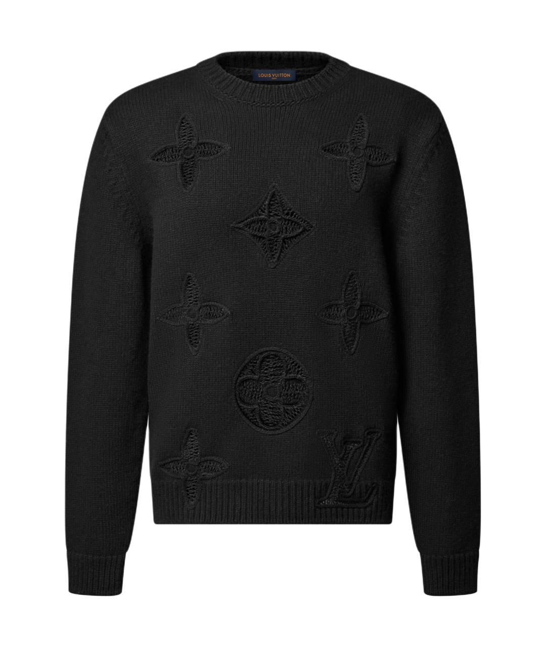 LOUIS VUITTON Черный джемпер / свитер, фото 1