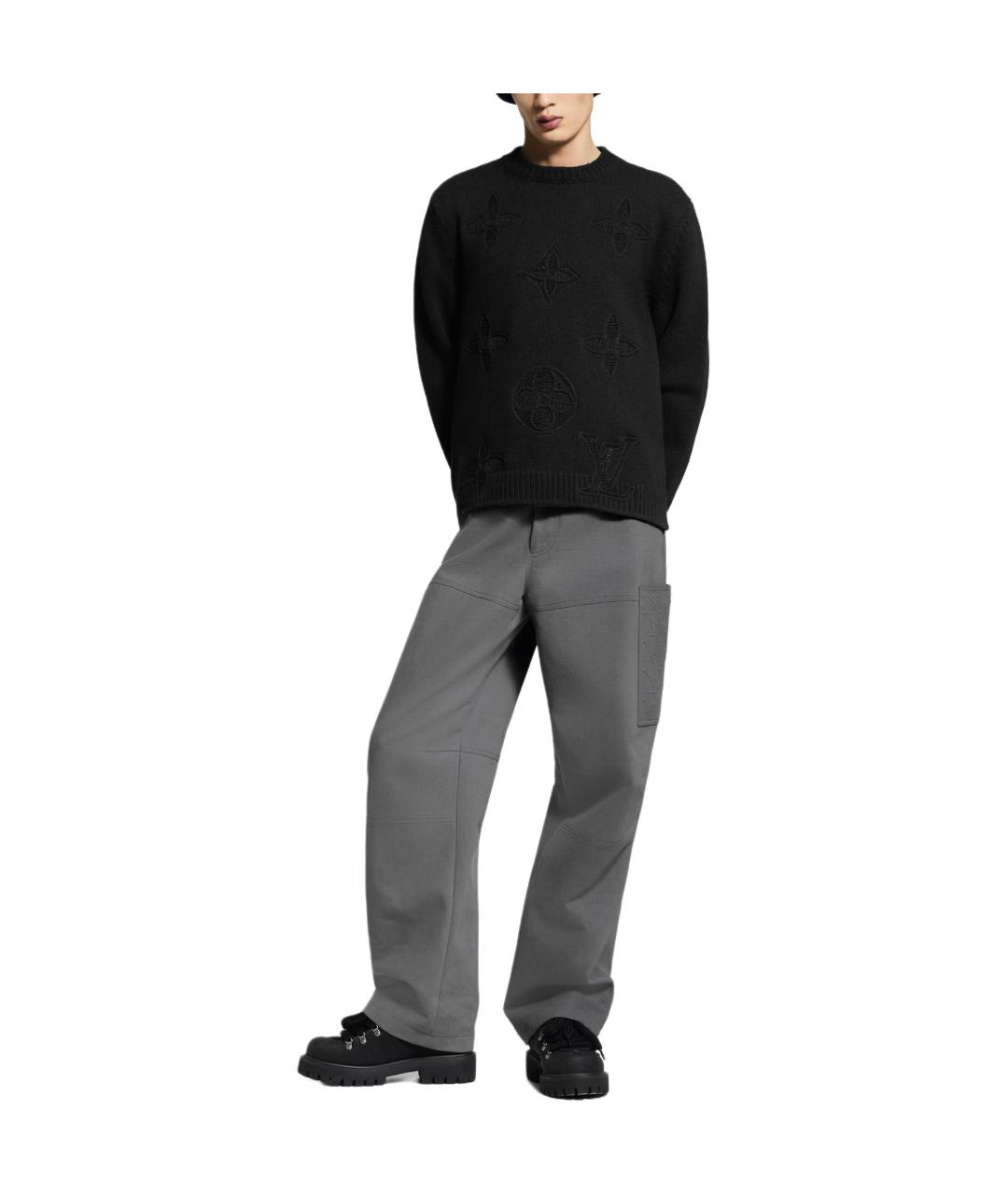 LOUIS VUITTON Черный джемпер / свитер, фото 4