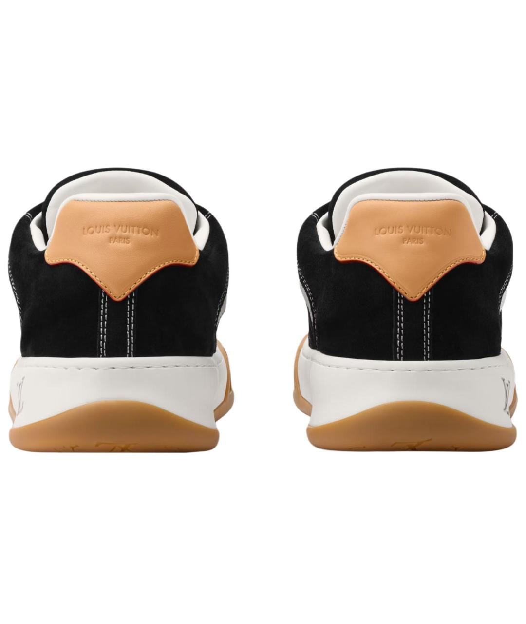 LOUIS VUITTON Черные низкие кроссовки / кеды, фото 5