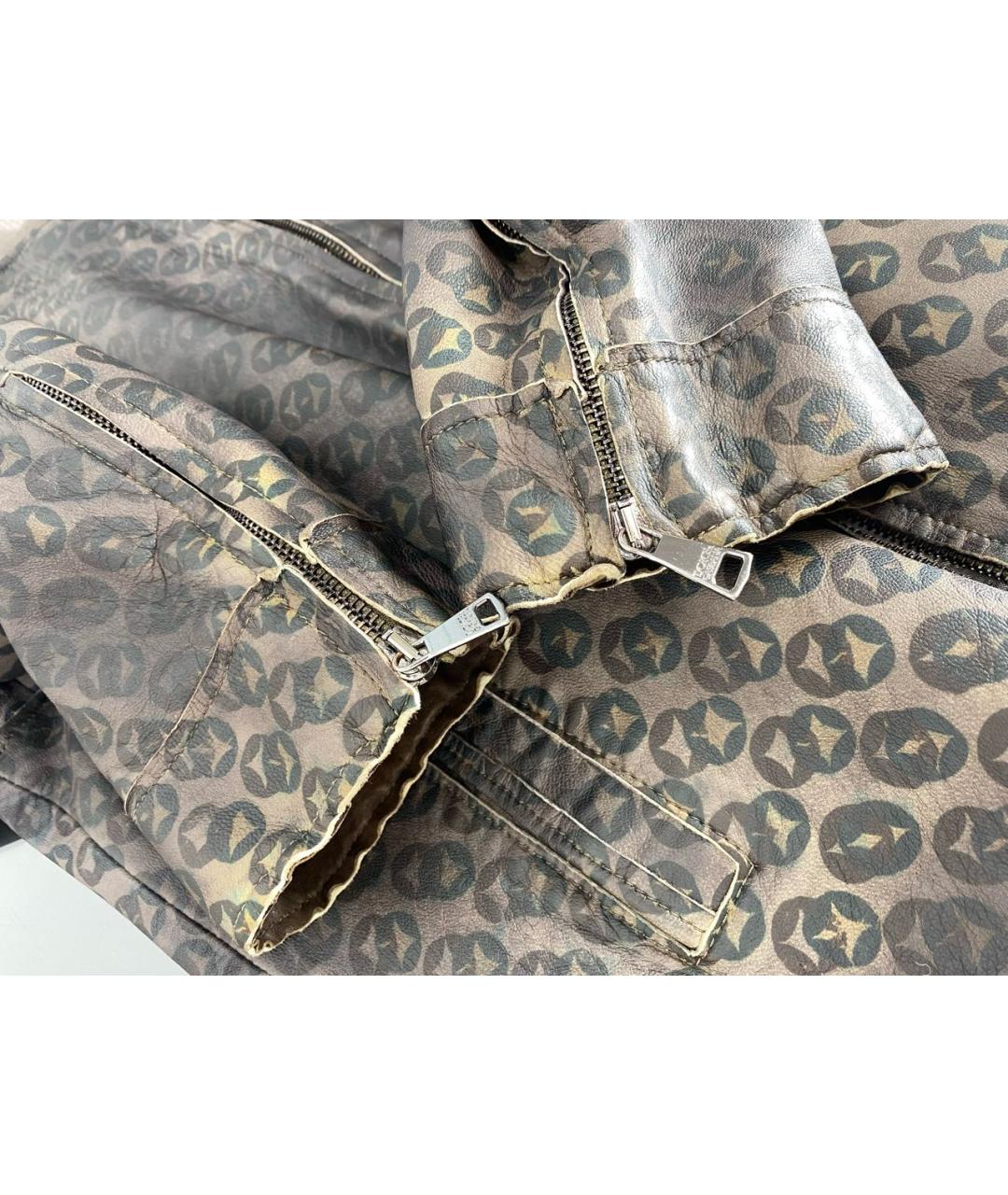 DOLCE&GABBANA Коричневая кожаная куртка, фото 8