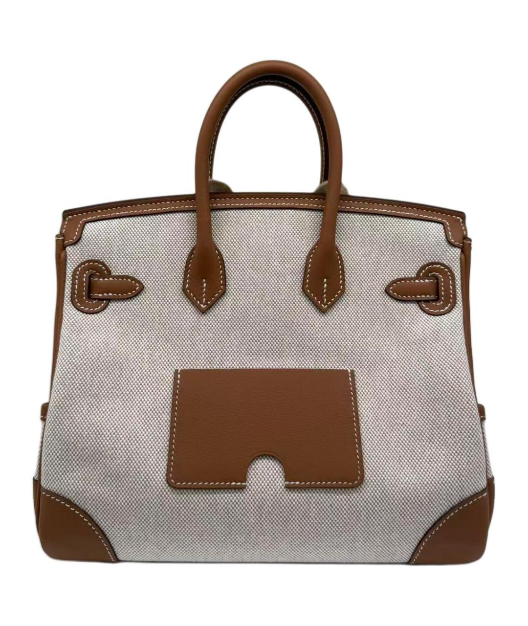 HERMES Коричневая сумка с короткими ручками, фото 3