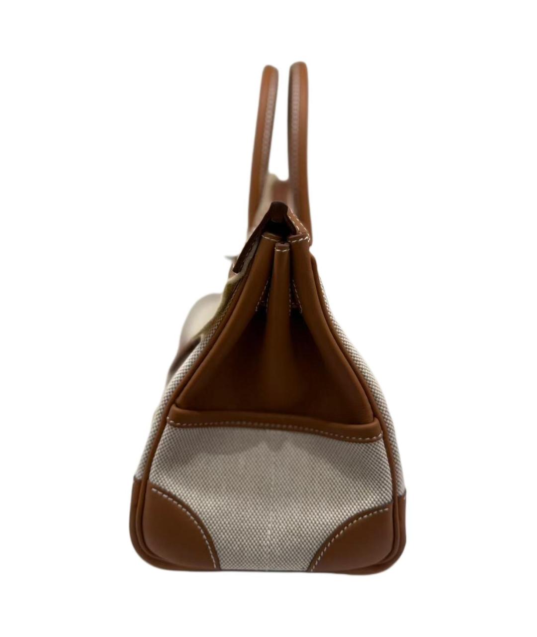 HERMES Коричневая сумка с короткими ручками, фото 2