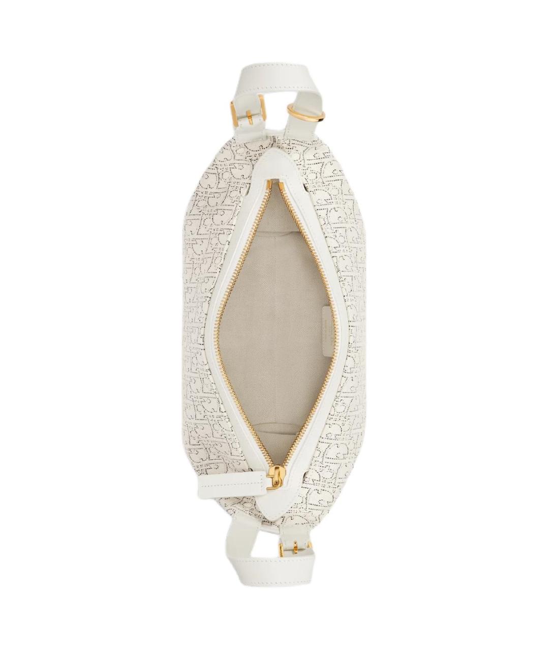 CHRISTIAN DIOR Белая сумка через плечо, фото 3