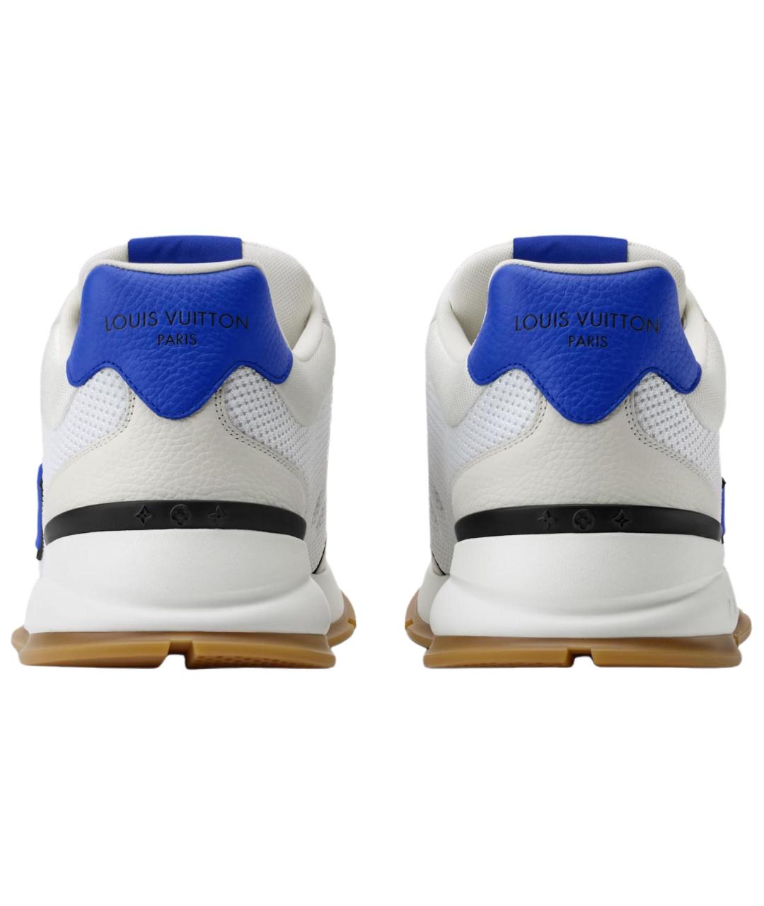 LOUIS VUITTON Серые кожаные низкие кроссовки / кеды, фото 5