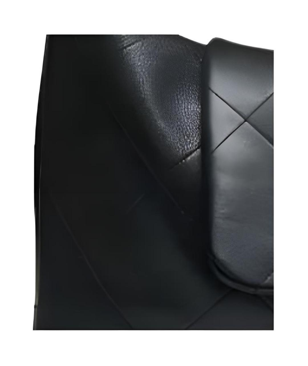 CHANEL Черная кожаная сумка через плечо, фото 4