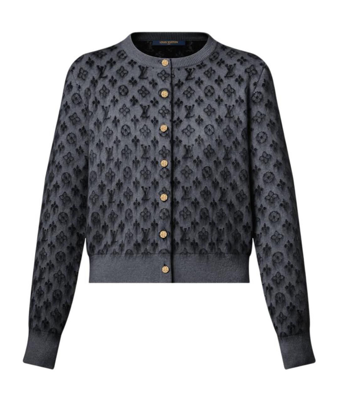 LOUIS VUITTON Серый джемпер / свитер, фото 1