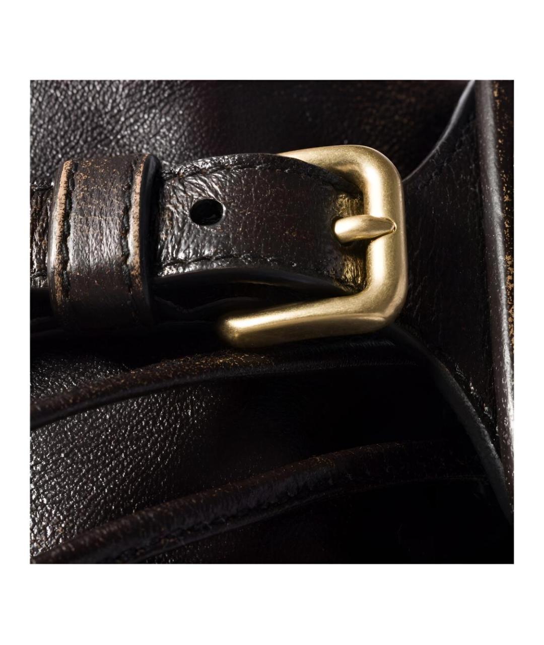 MIU MIU Коричневый кожаный рюкзак, фото 4