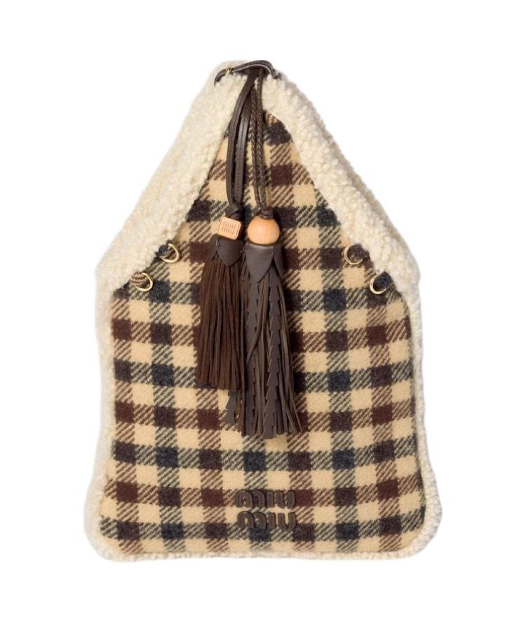 MIU MIU Коричневая сумка через плечо, фото 1