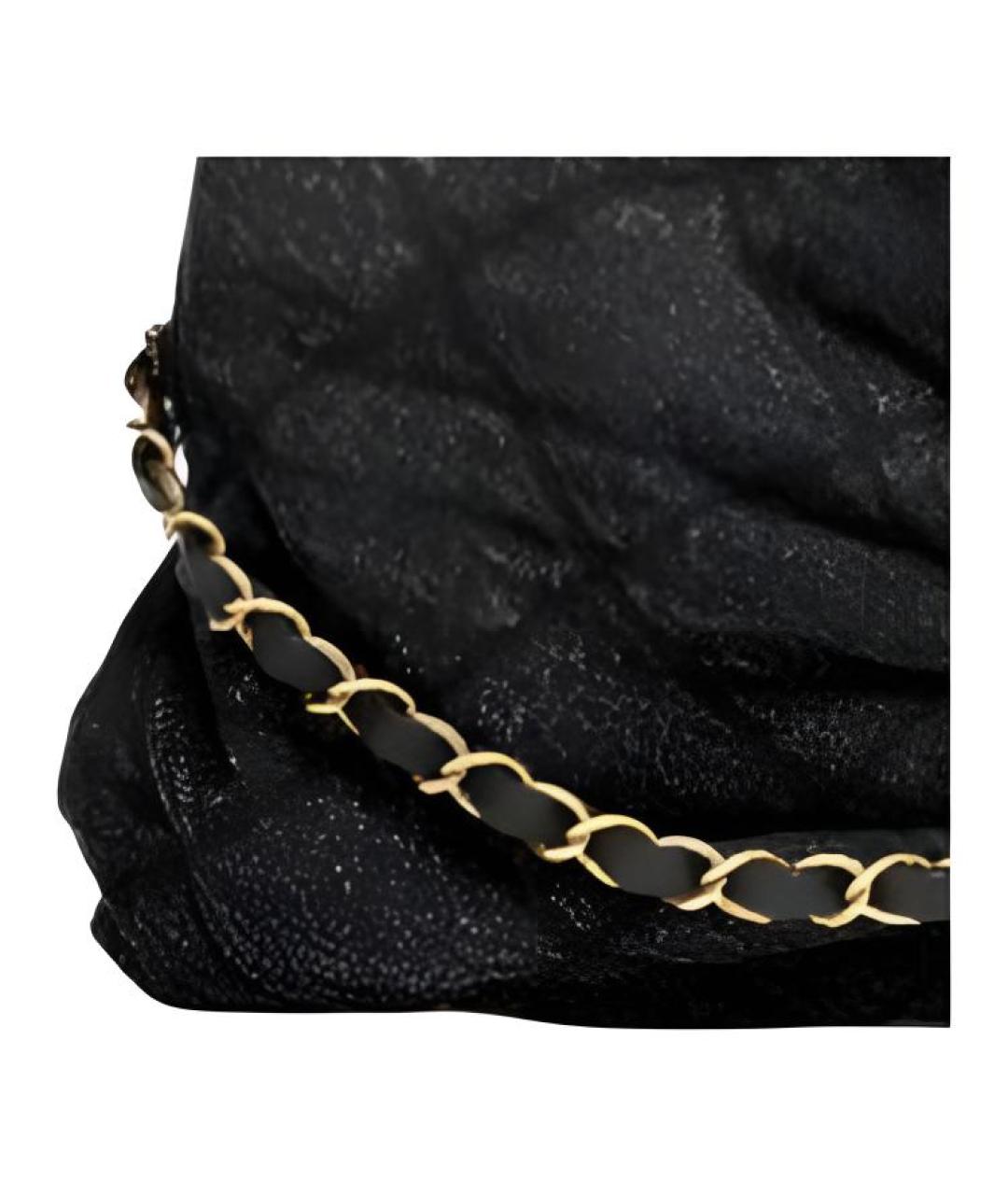 CHANEL Черная сумка через плечо, фото 3
