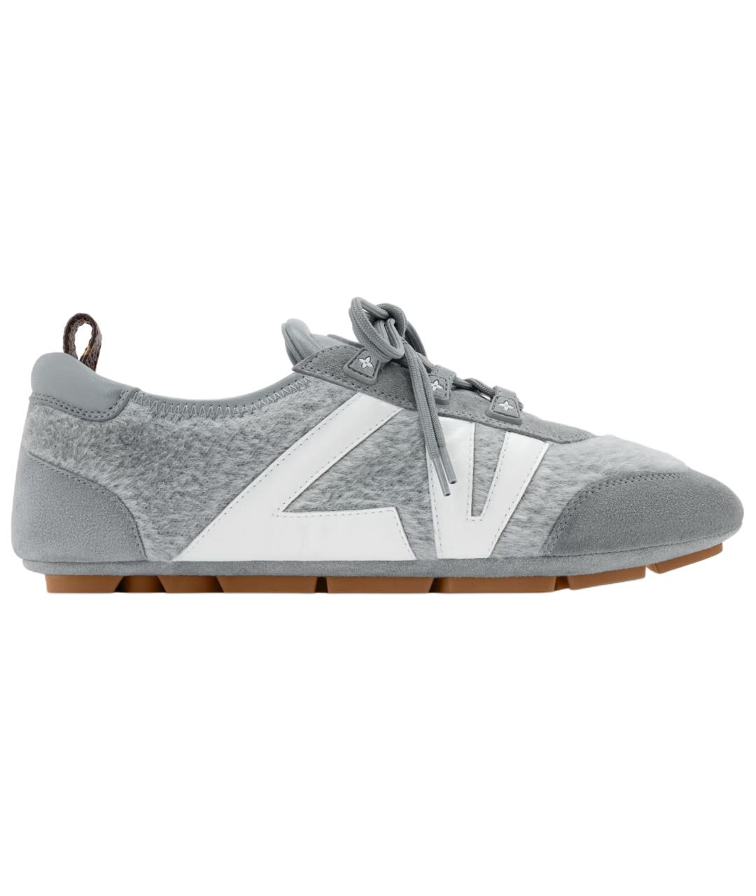 LOUIS VUITTON Серые кеды, фото 1