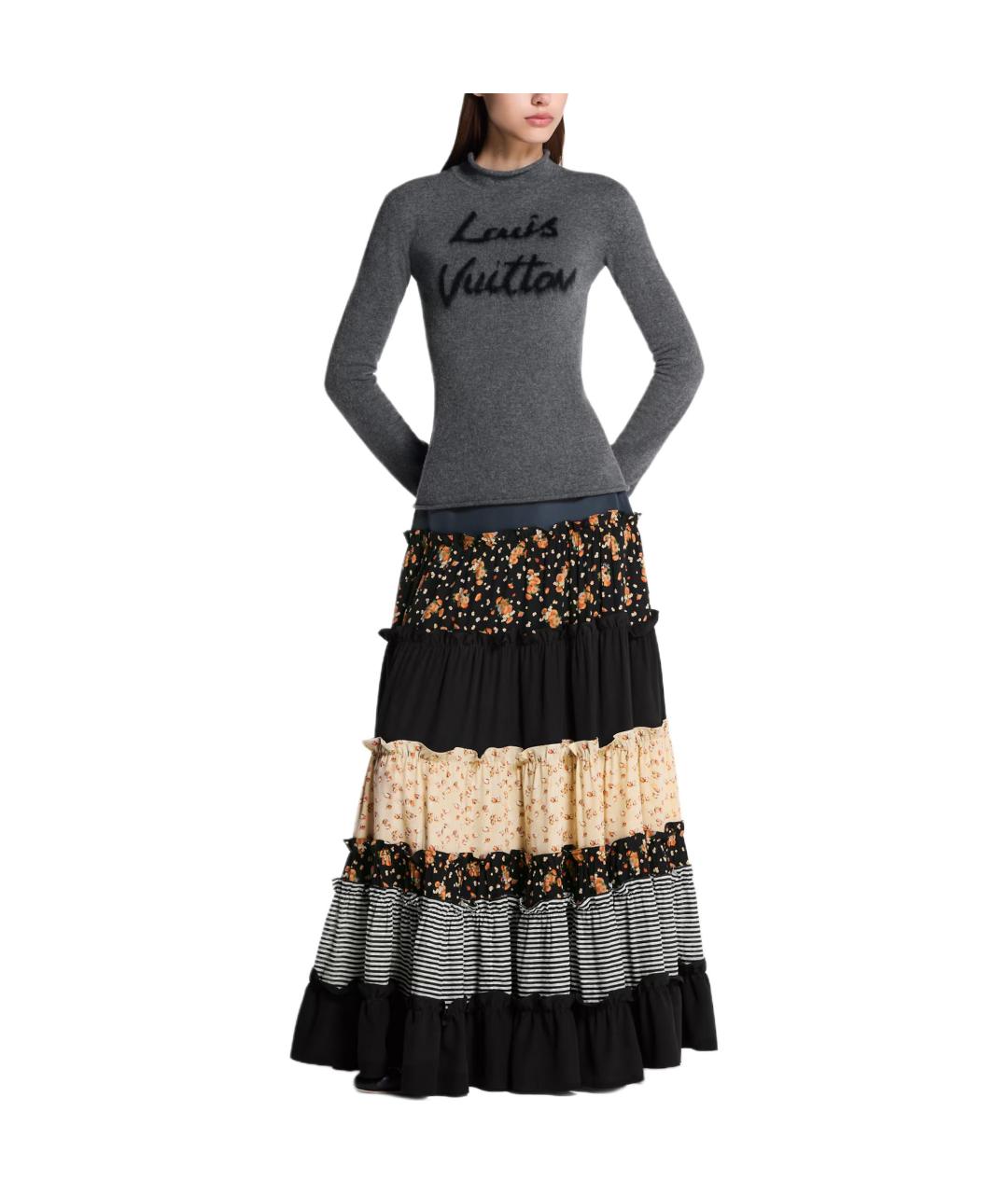 LOUIS VUITTON Серый джемпер / свитер, фото 4