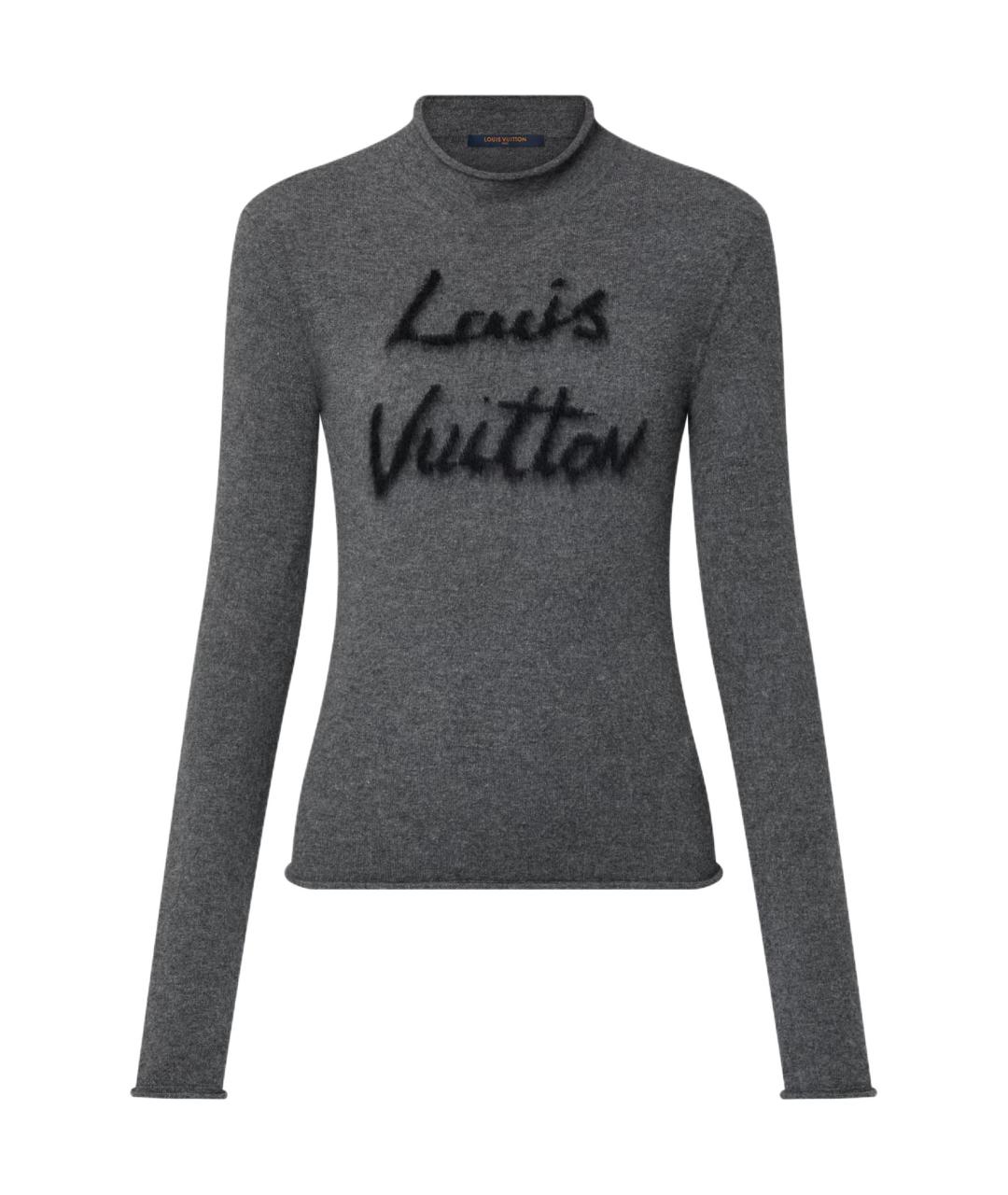 LOUIS VUITTON Серый джемпер / свитер, фото 1