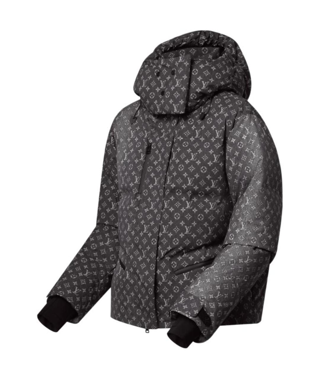 LOUIS VUITTON Черный пуховик, фото 3