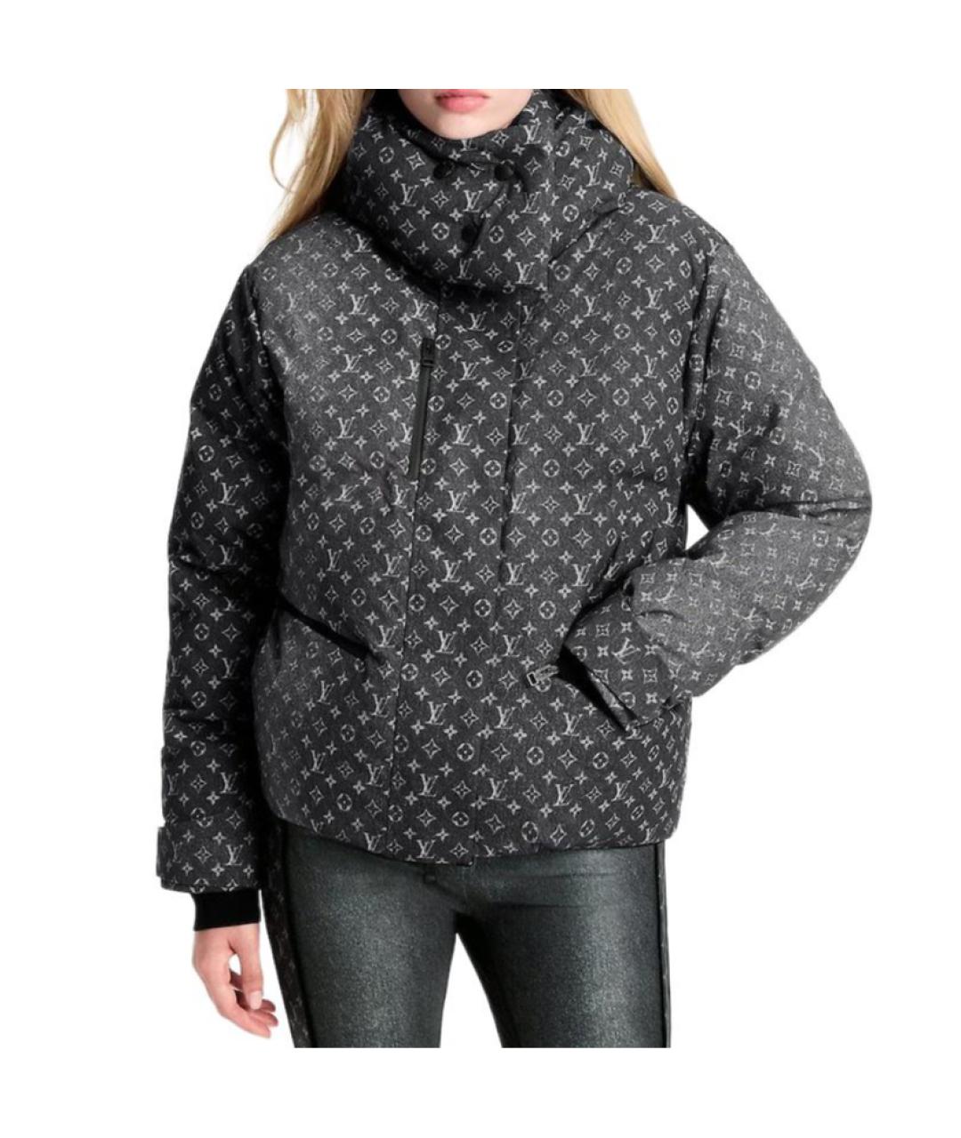 LOUIS VUITTON Черный пуховик, фото 4