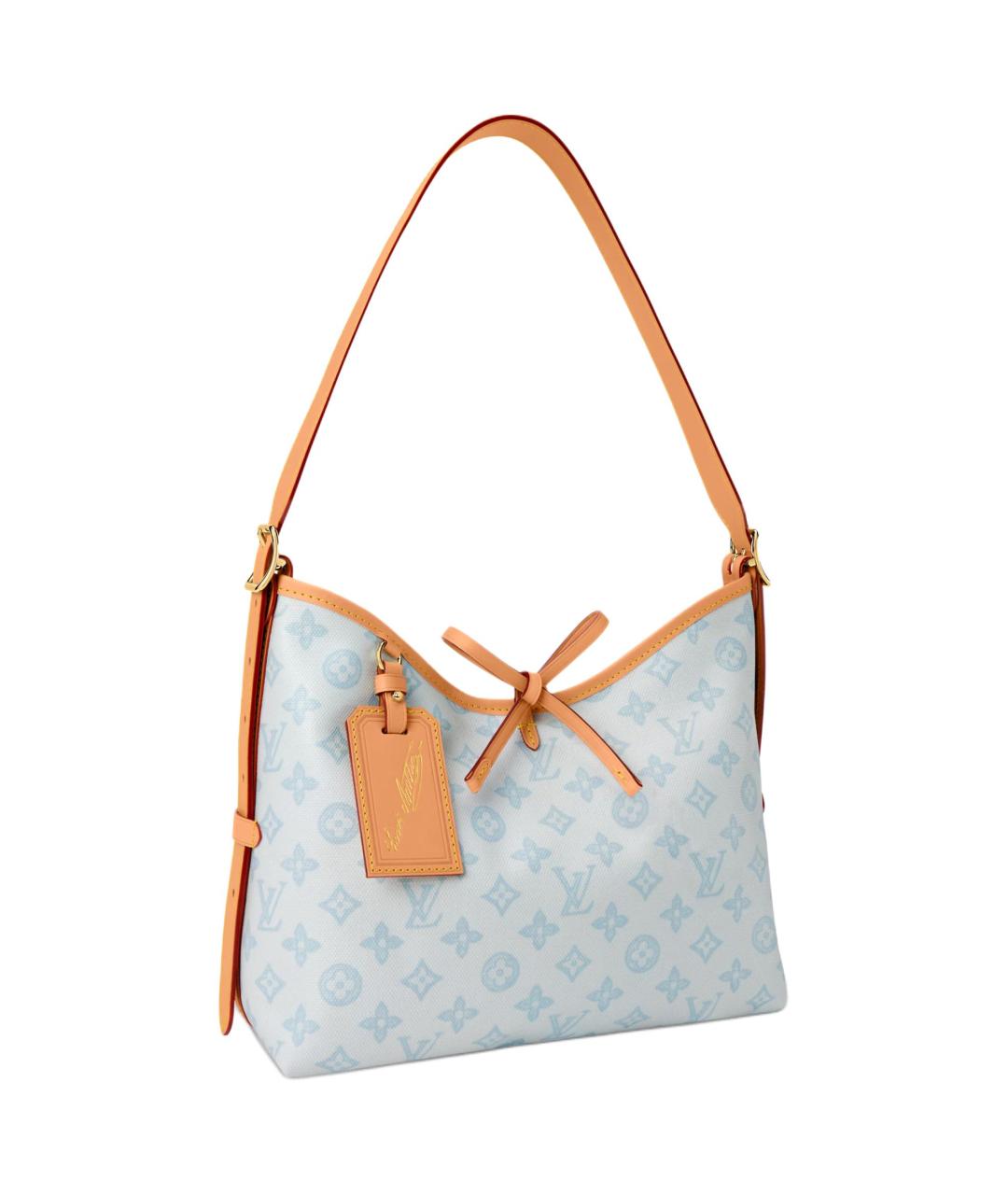 LOUIS VUITTON Голубая сумка через плечо, фото 2