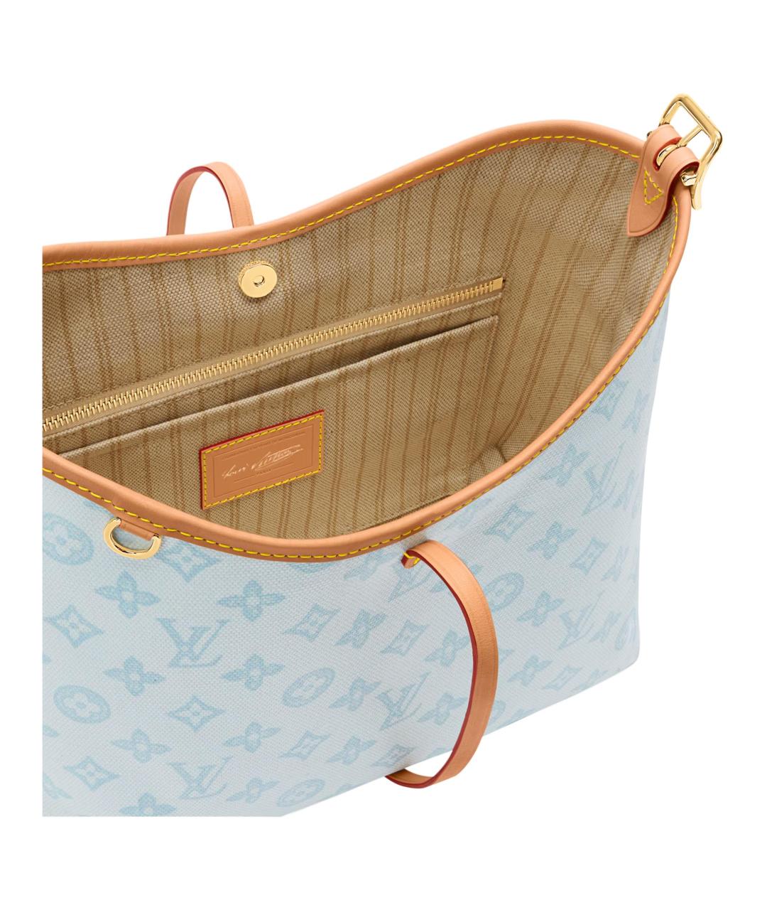 LOUIS VUITTON Голубая сумка через плечо, фото 5