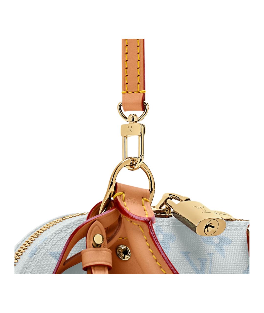 LOUIS VUITTON Голубая сумка через плечо, фото 5