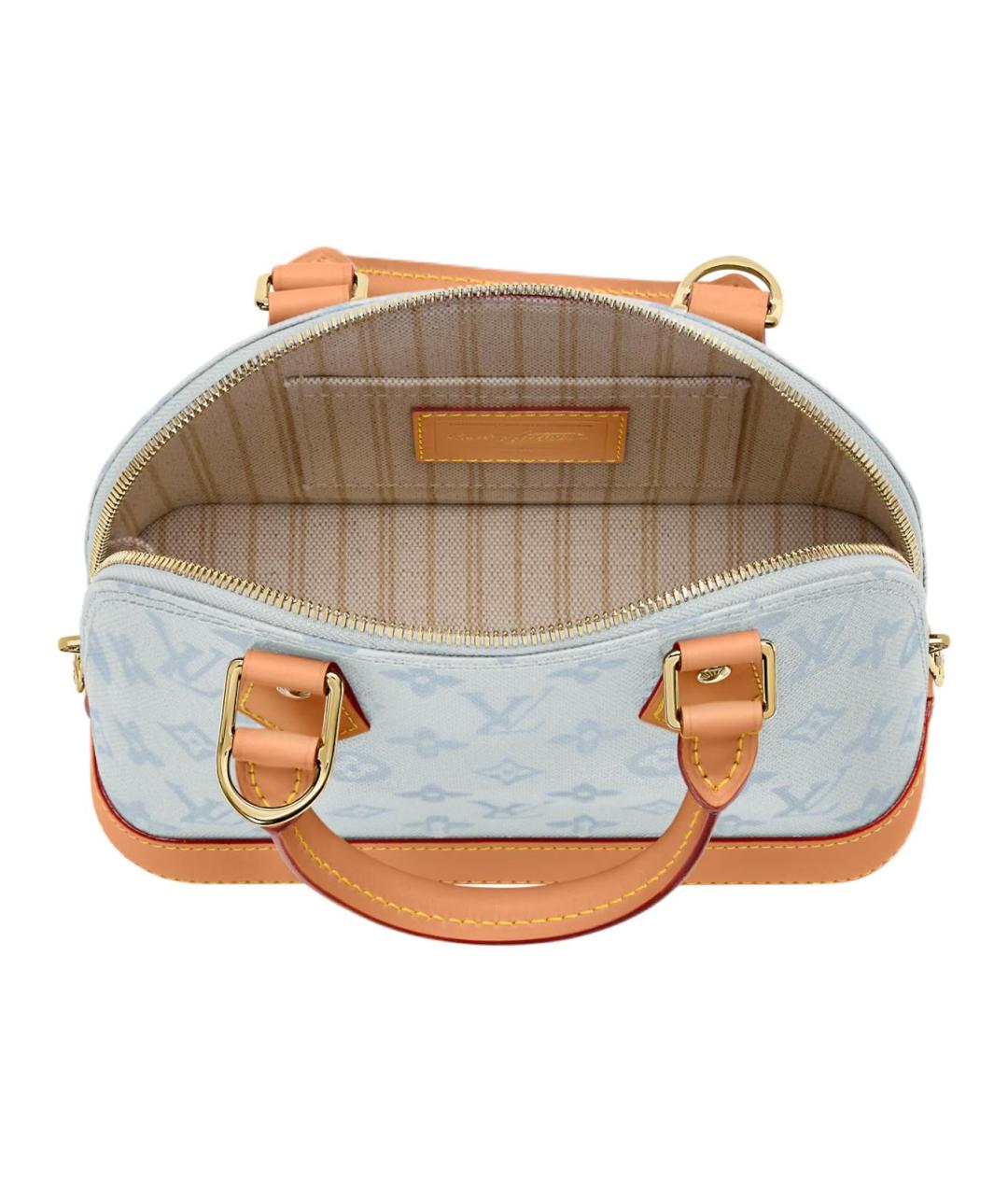 LOUIS VUITTON Голубая сумка через плечо, фото 4