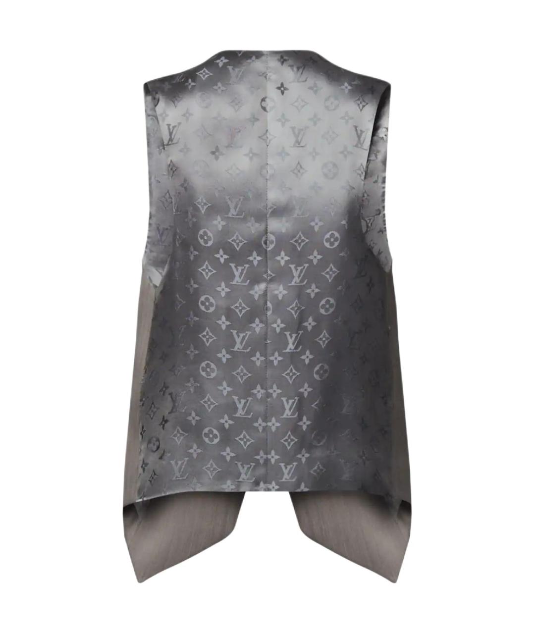 LOUIS VUITTON Серый жилет, фото 2