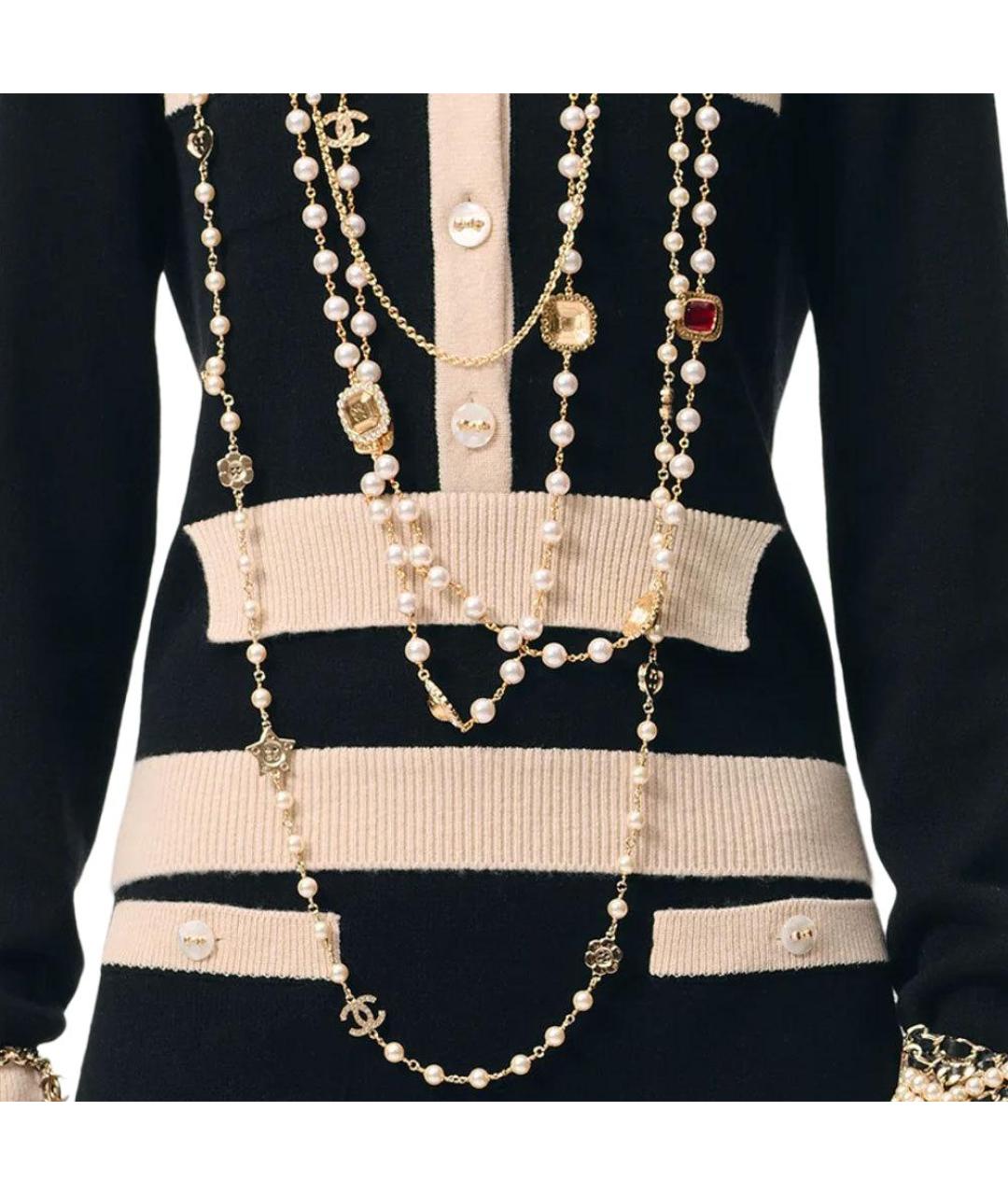 CHANEL Черный кашемировый джемпер / свитер, фото 5