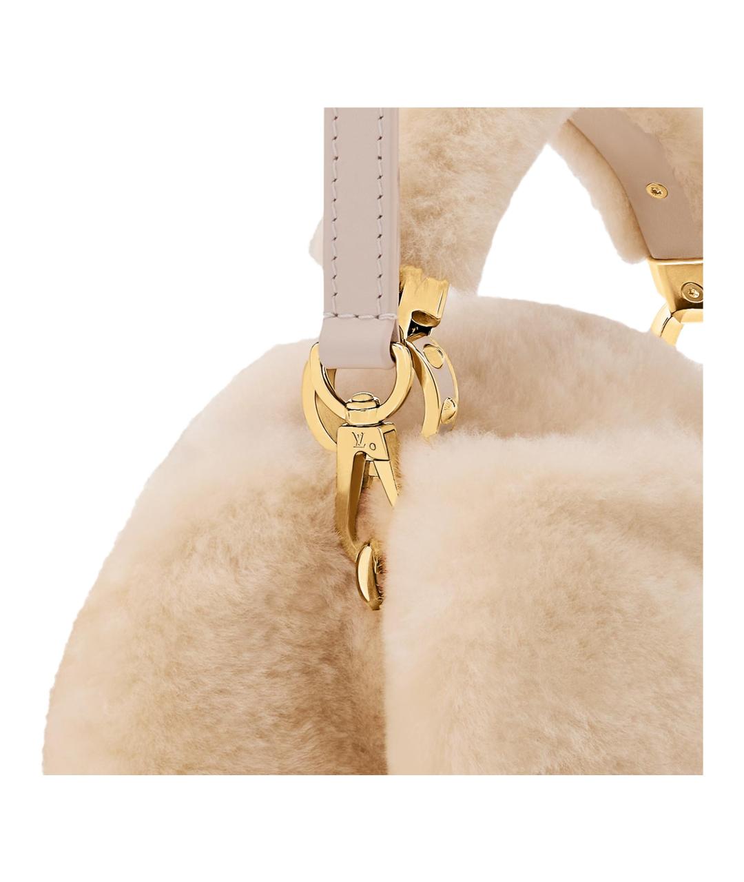 LOUIS VUITTON Бежевая сумка через плечо, фото 5